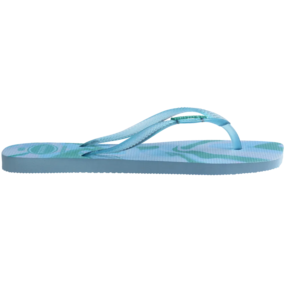 Women’s Slim Square Jelly Flip Flops