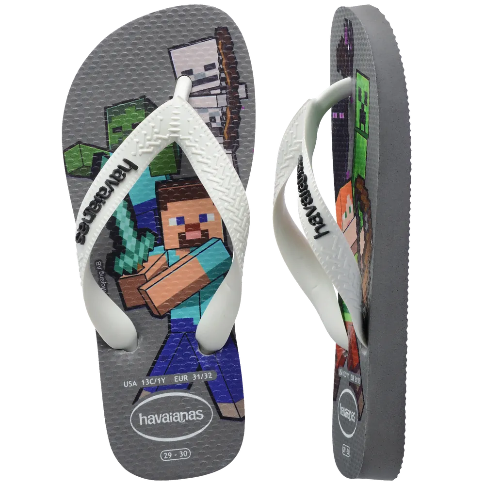 Kids’ Minecraft Top Flip Flops