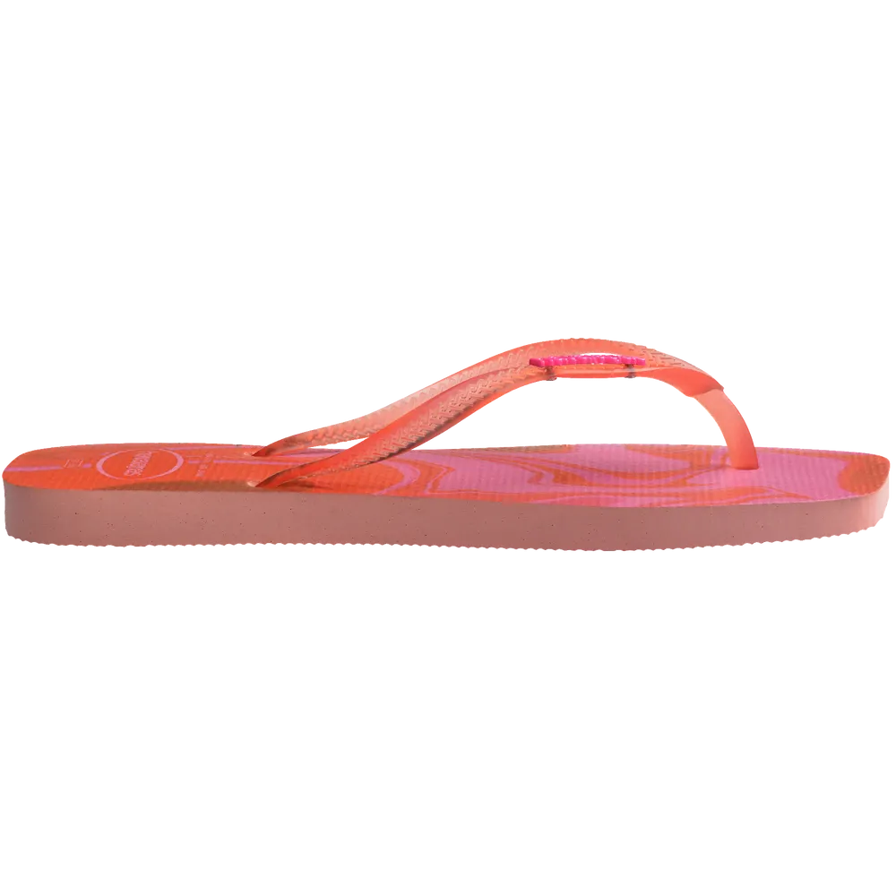 Women’s Slim Square Jelly Flip Flops