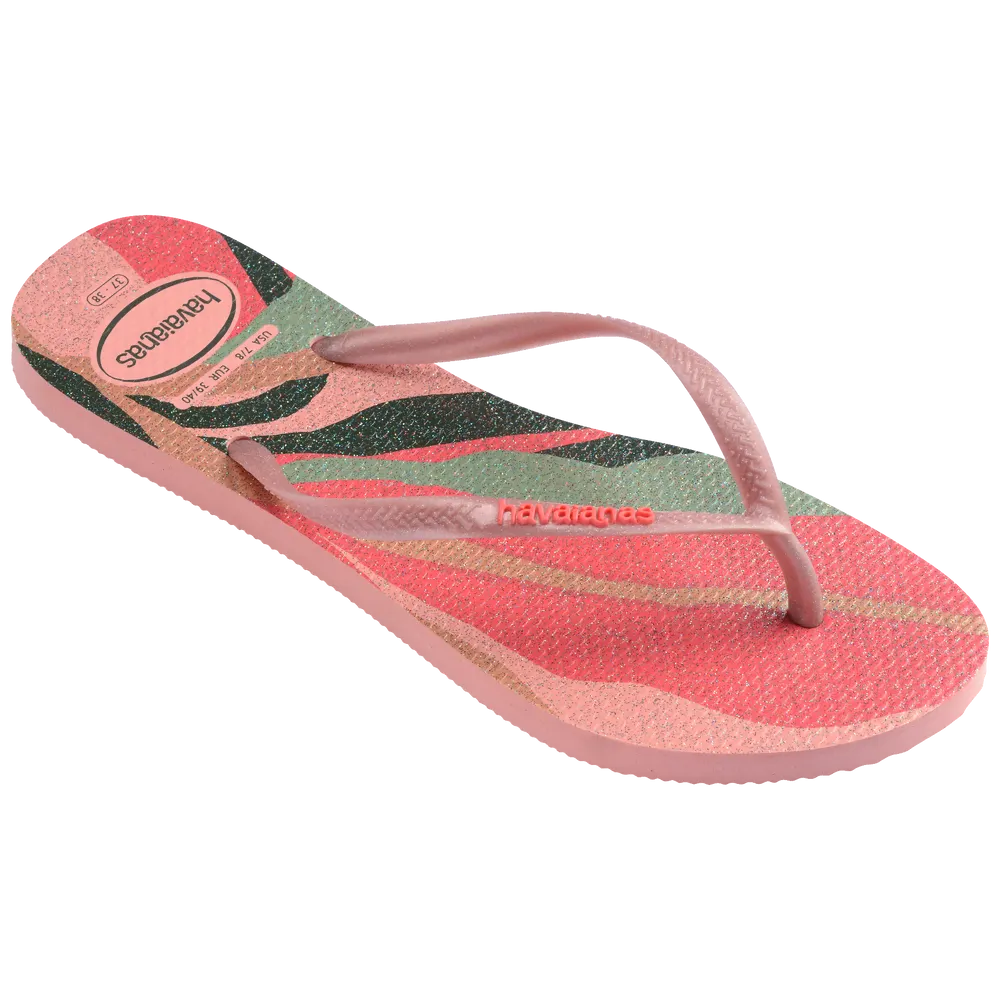 Women’s Slim Palette Glow Flip Flops