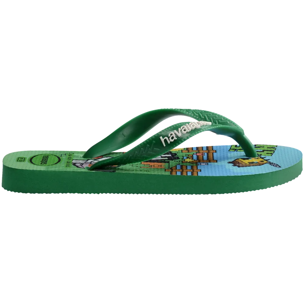 Kids’ Minecraft Top Flip Flops
