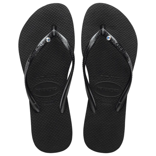 Women’s Slim Crystal Flip Flops