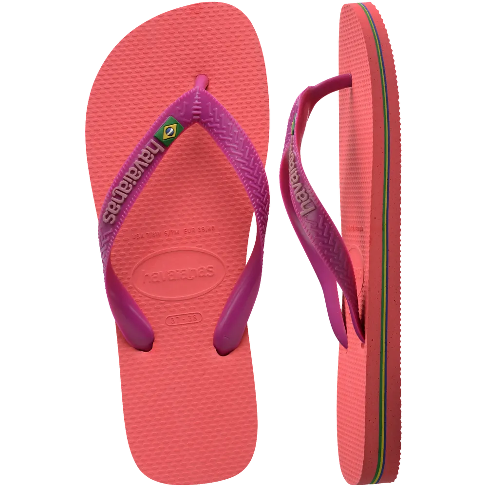 Women’s Brazil Logo Flip Flops