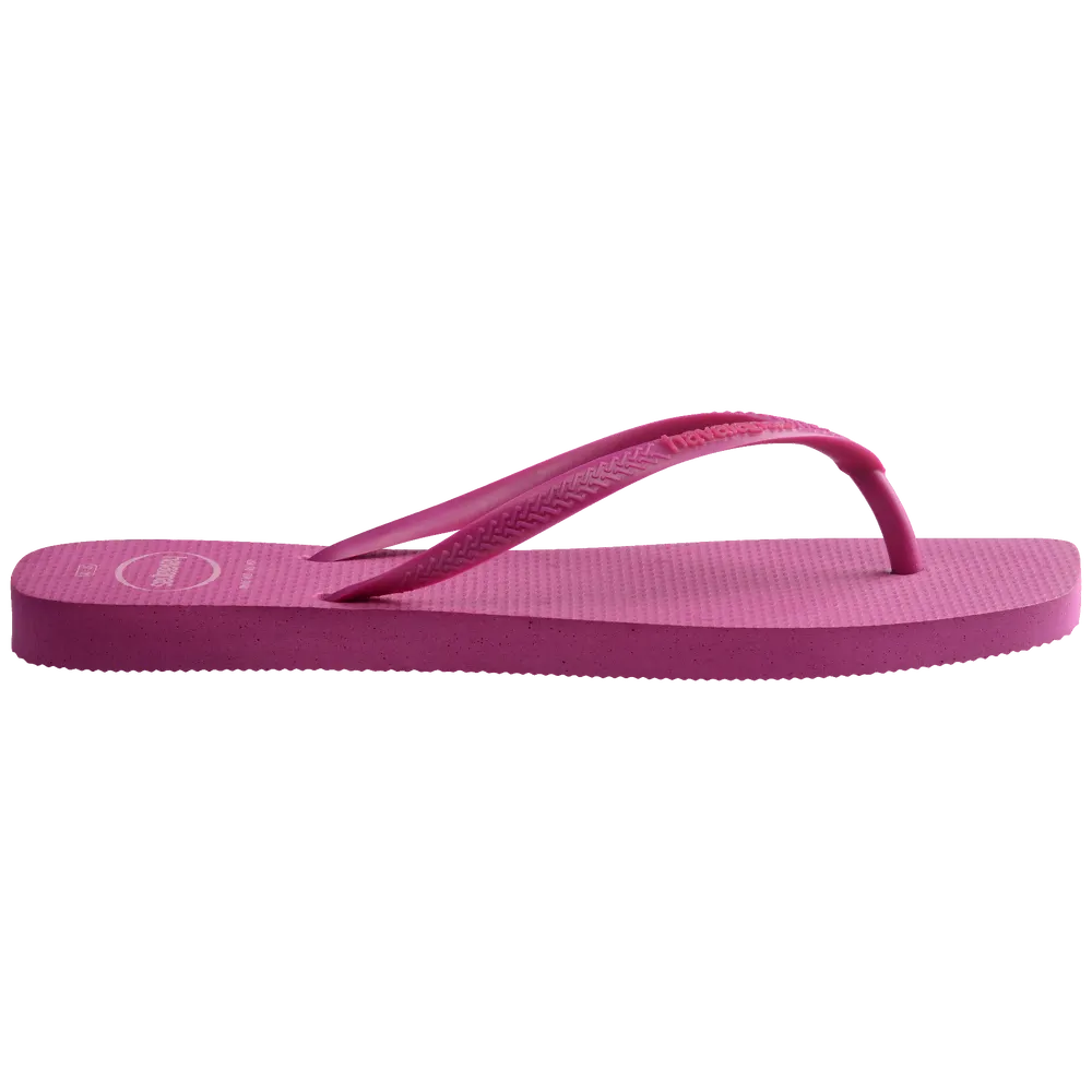Women’s Slim Square Logo Pop Up Flip Flops
