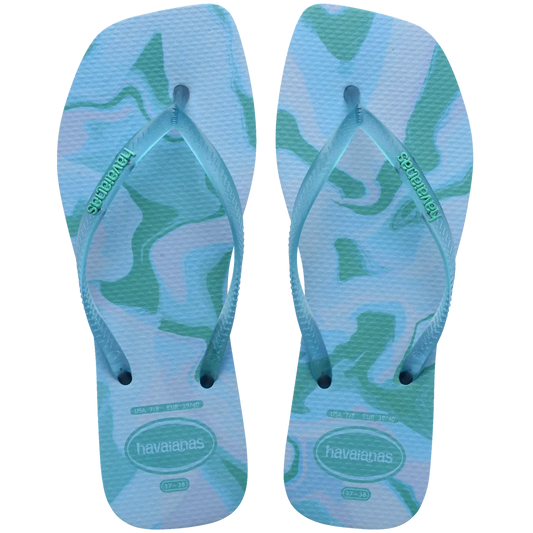 Women’s Slim Square Jelly Flip Flops