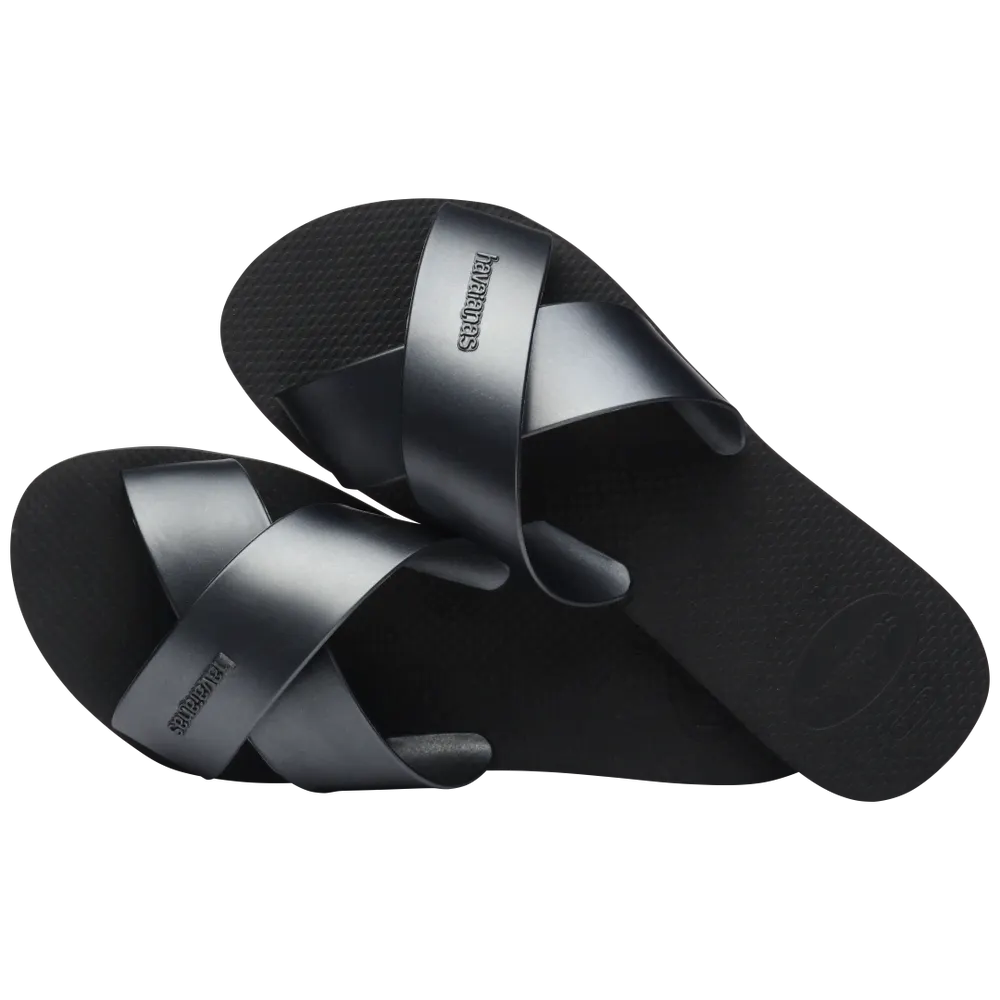 Women’s Aqua Metallic Sandals