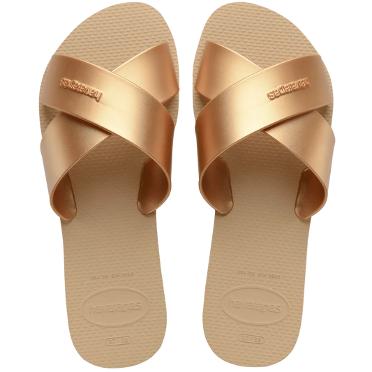 Women’s Aqua Metallic Sandals