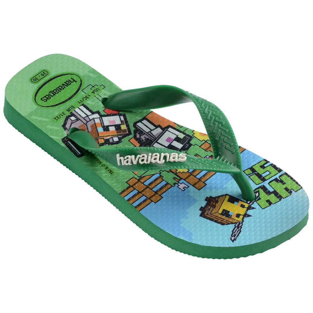 Kids’ Minecraft Top Flip Flops