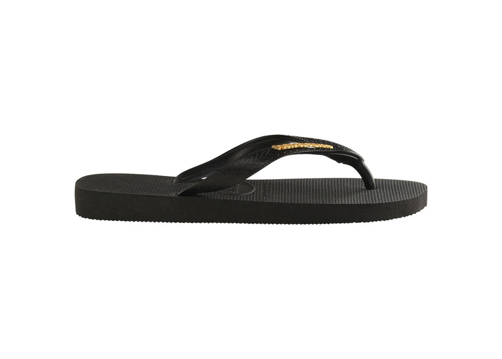 Women’s Top Logo Metallic Flip Flops