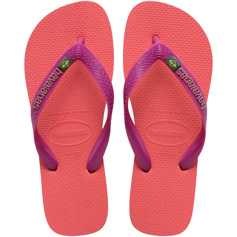 Women’s Brazil Logo Flip Flops
