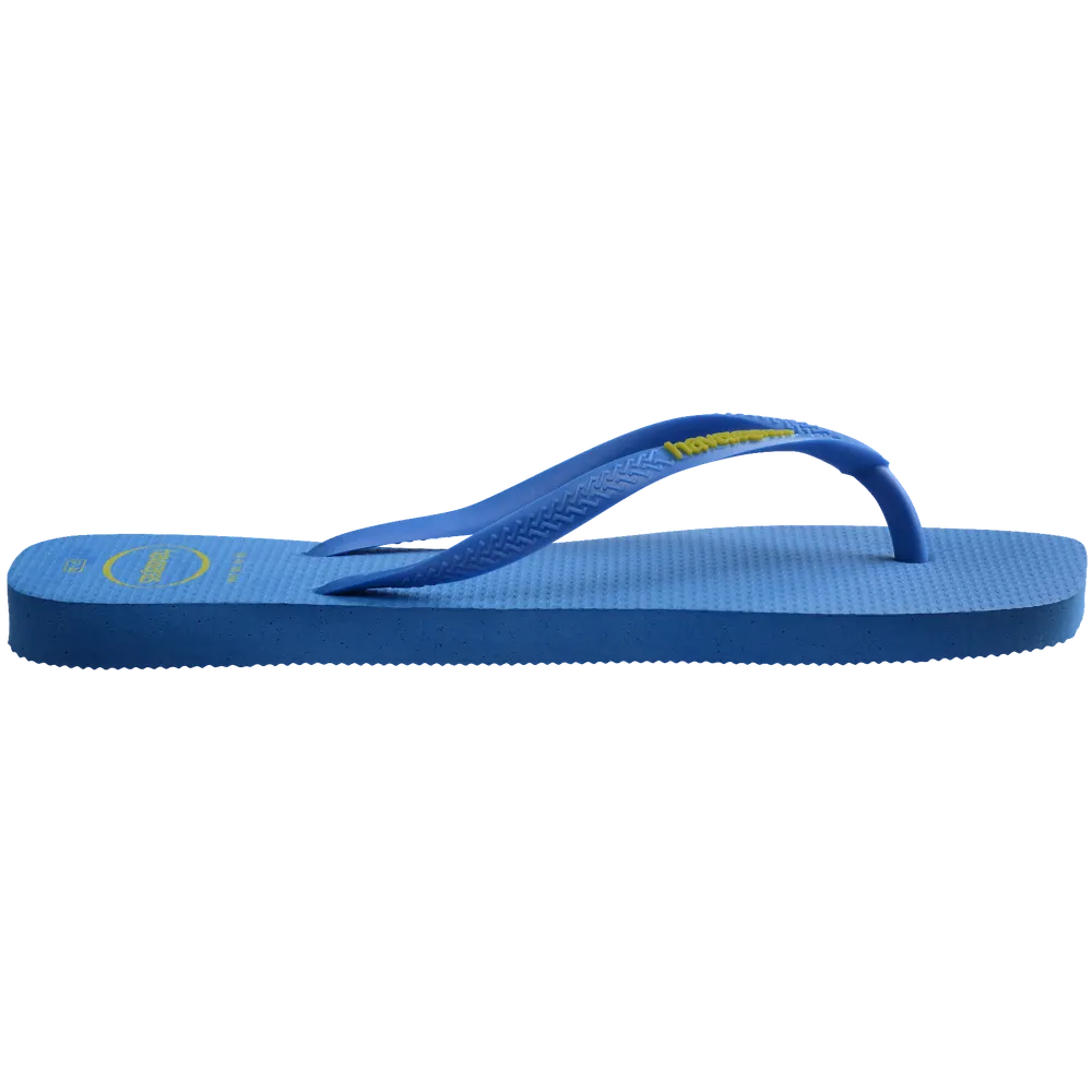 Women’s Slim Square Logo Pop Up Flip Flops