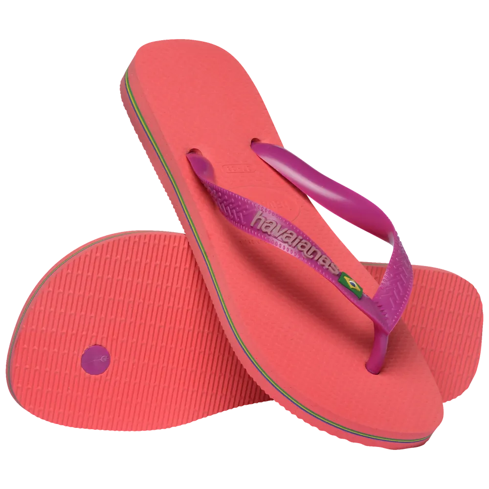 Women’s Brazil Logo Flip Flops