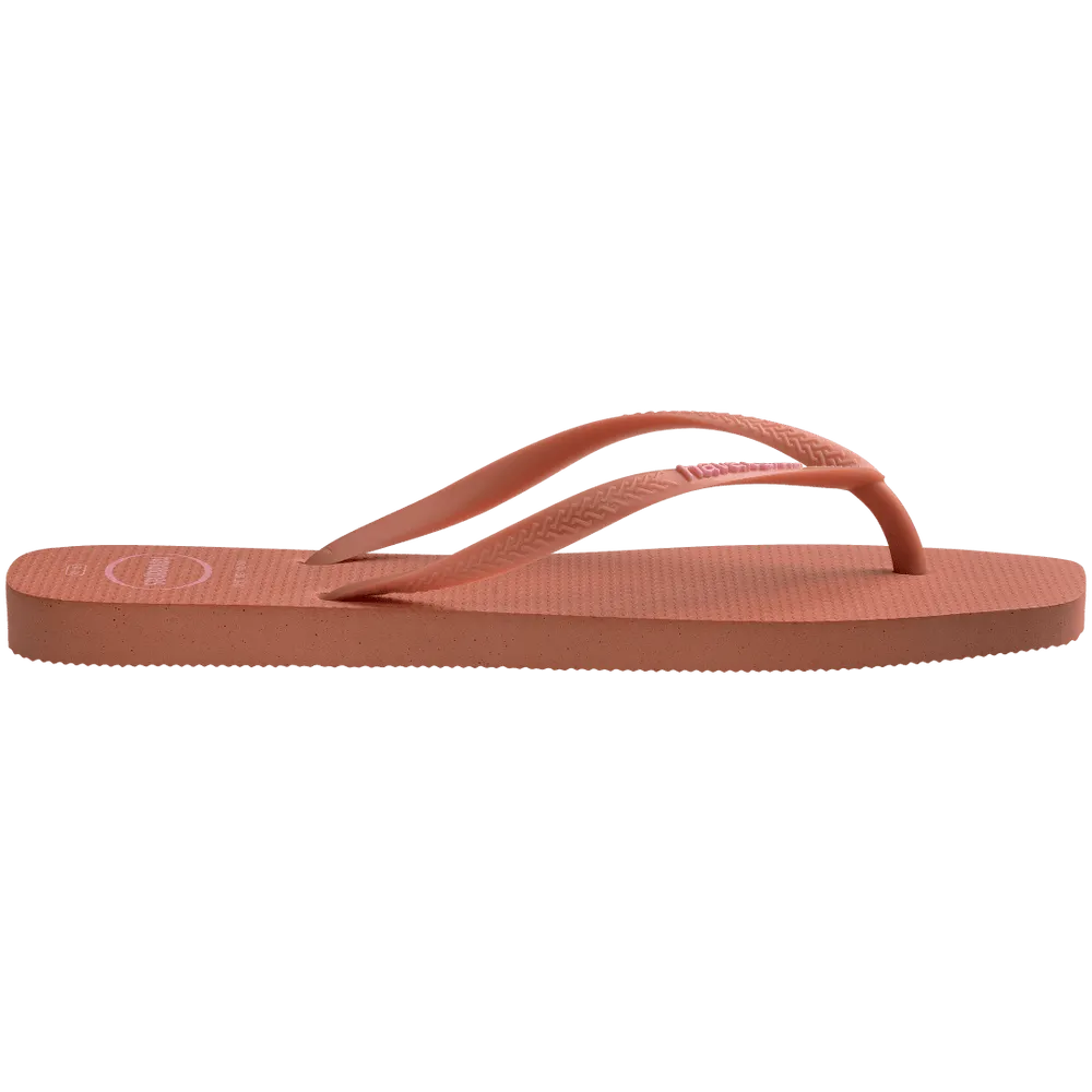 Women’s Slim Square Logo Pop Up Flip Flops