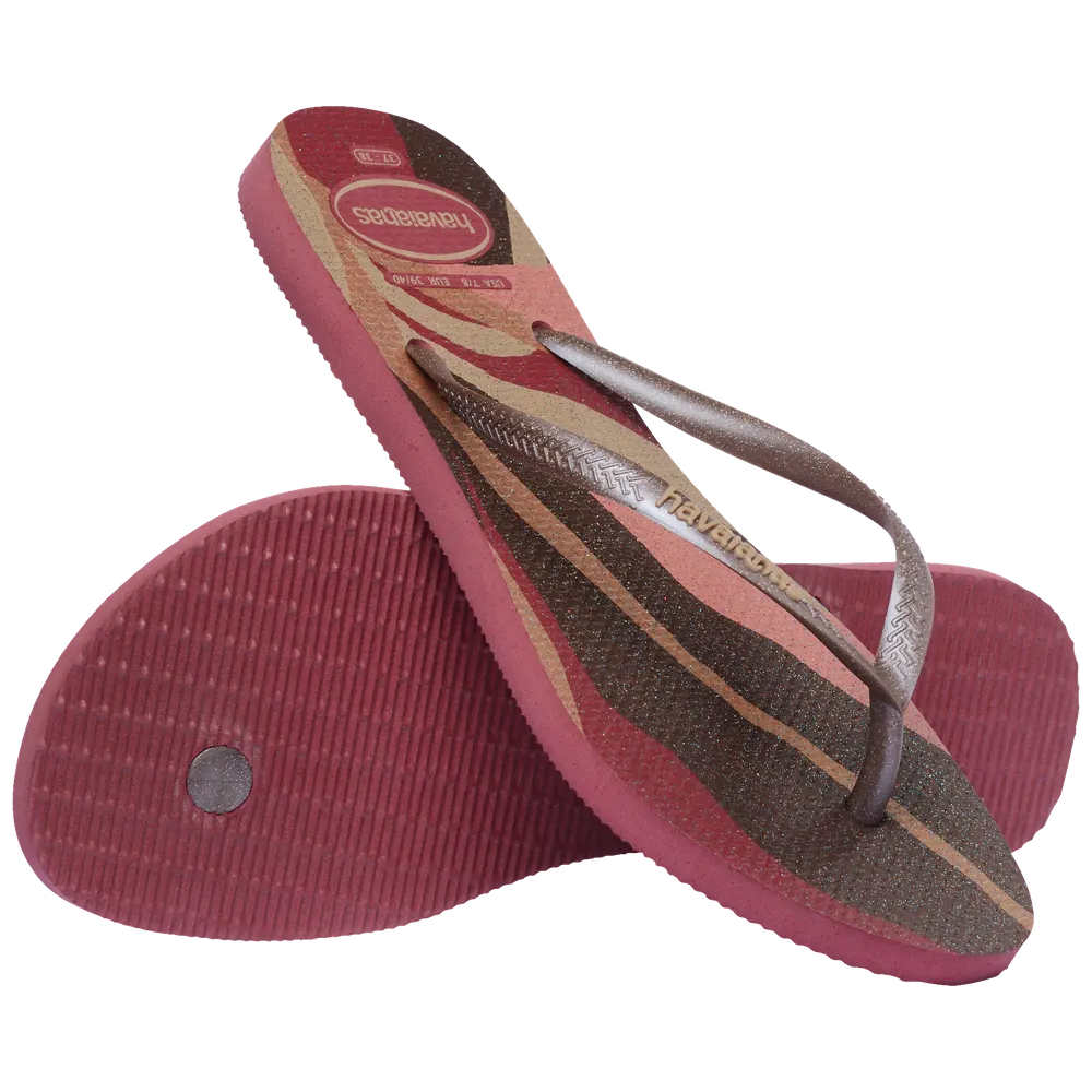Women’s Slim Palette Glow Flip Flops