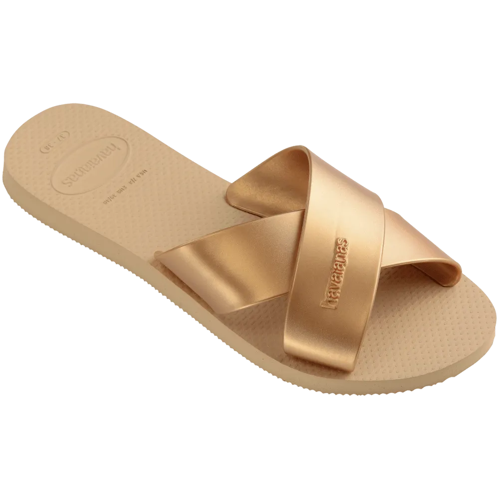 Women’s Aqua Metallic Sandals