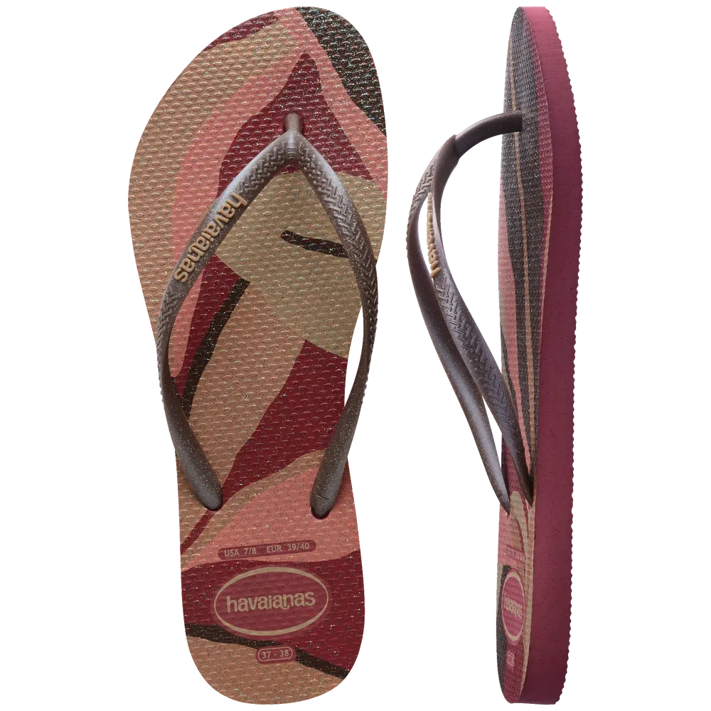 Women’s Slim Palette Glow Flip Flops
